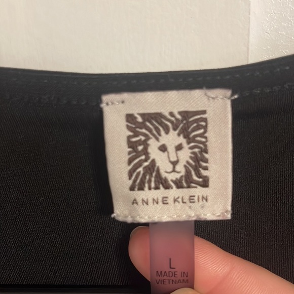 Ann Klein faux wrap top - Picture 3 of 4